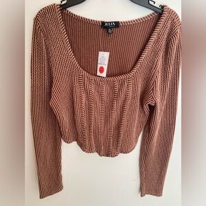 Julia Women's Brown Knit Top